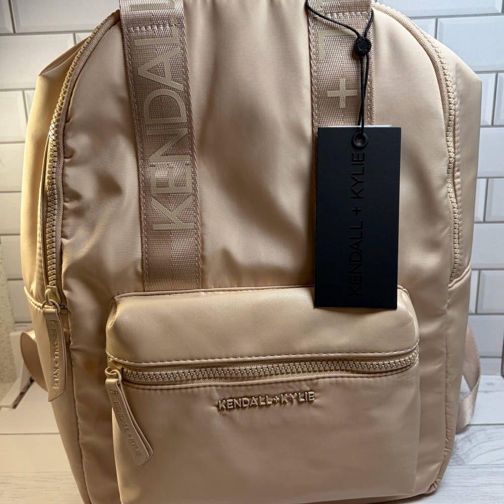 Kendall & Kylie Cream Backpack